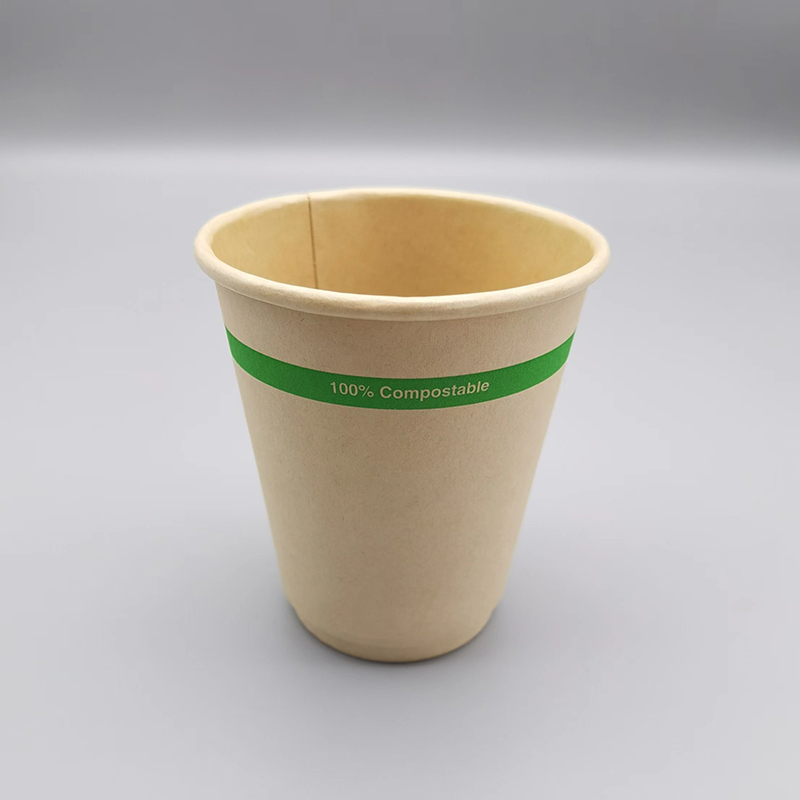 Vaso de papel de bambú