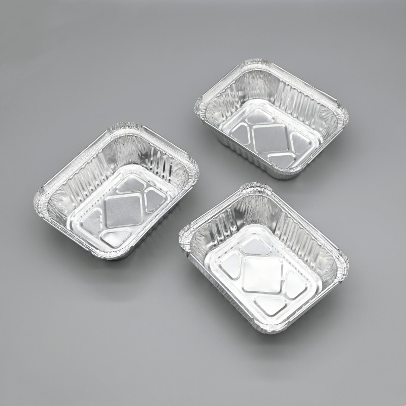 Lebensmittelbehälter aus Aluminiumfolie (1)