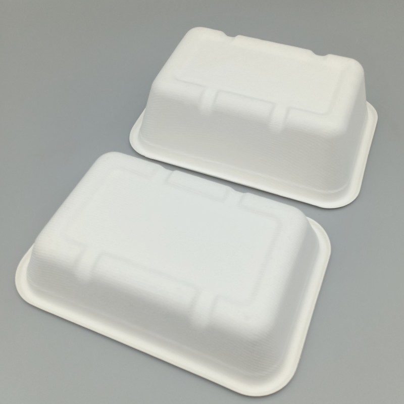 bagasse rectangle Paper Trays