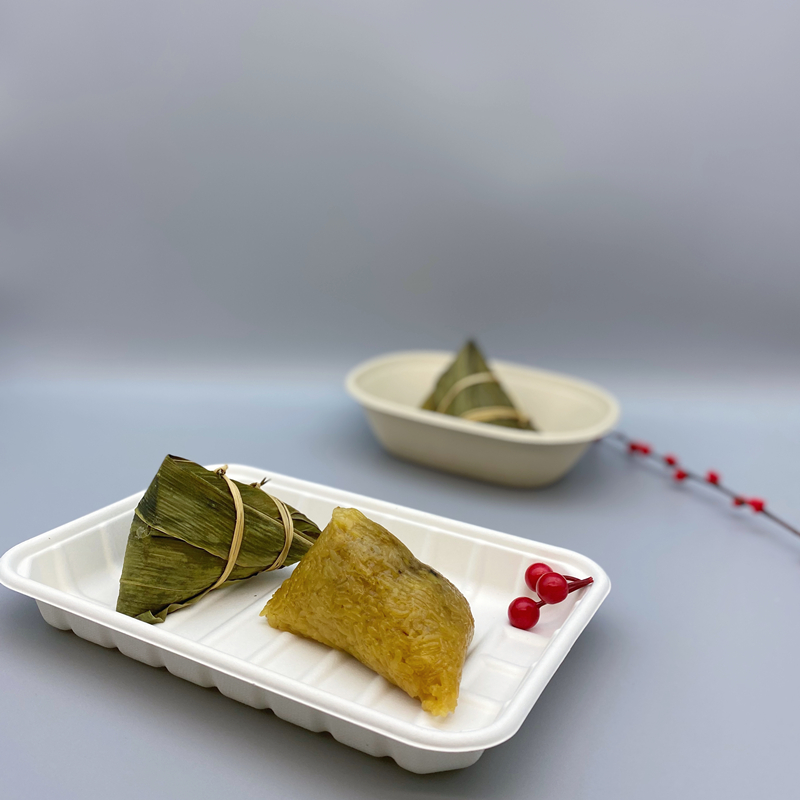 Outdoor Event Compostable Bagasse Food Trays