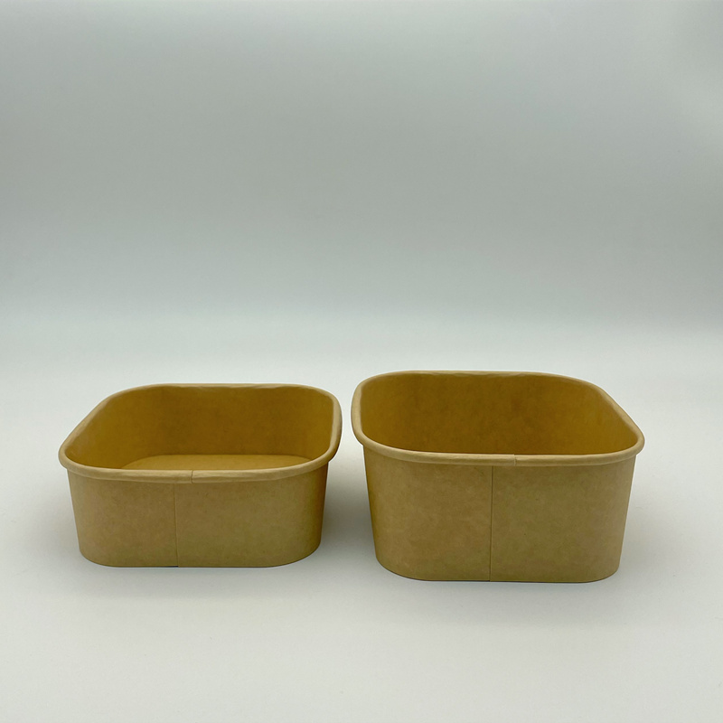 Kraft Square Bowls