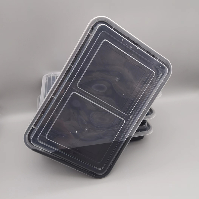 Disposable Lunch Box (50pc) (Black) 10-5/8 CK-8306