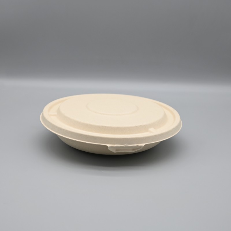 biodegradable 29oz 880ml-bagasse salad bowl (5)