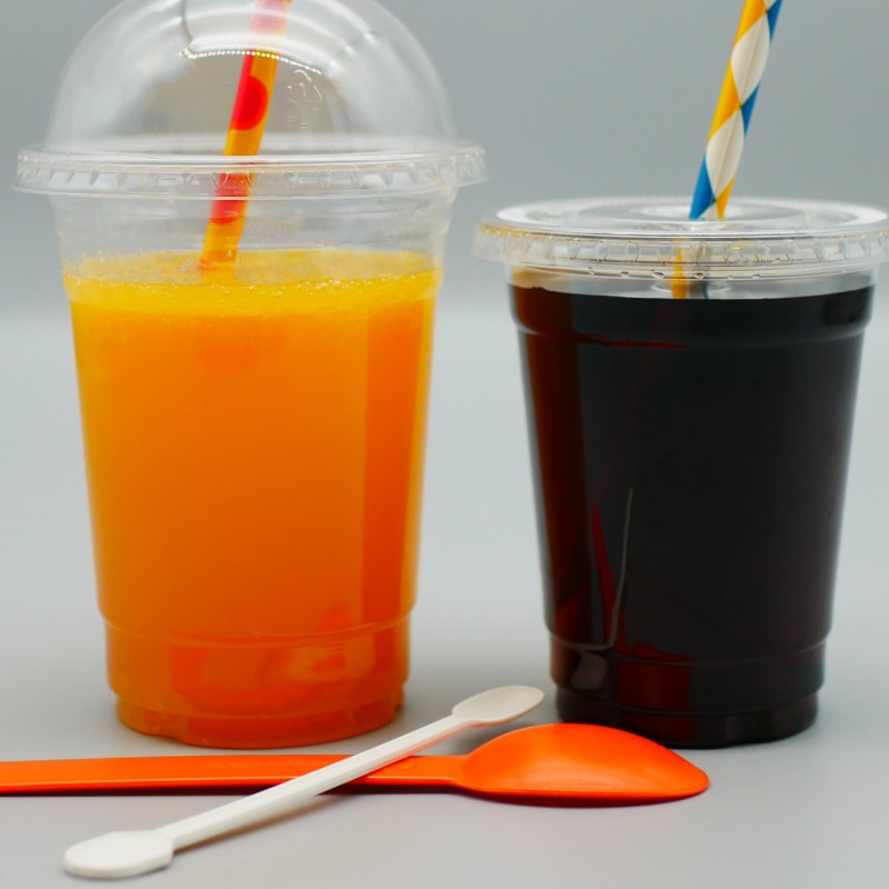 Transparent PLA Beverage Cups for Restaurant Disposable Tableware