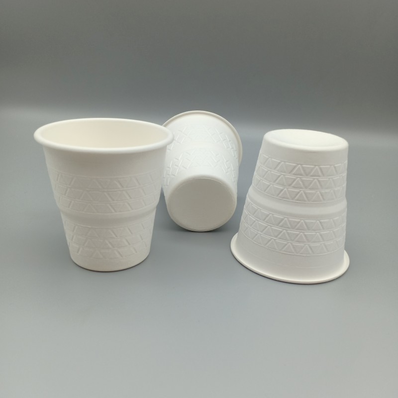 8oz Sugarcane Pulp Coffee Drinking Cup