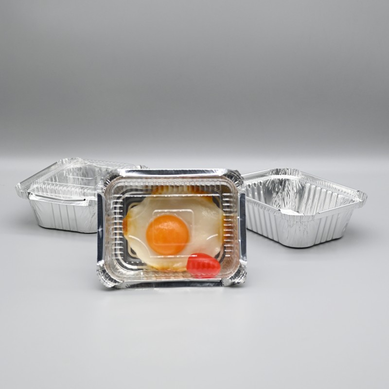Oven-Safe Aluminum Food Trays for Cafe Hot Bites