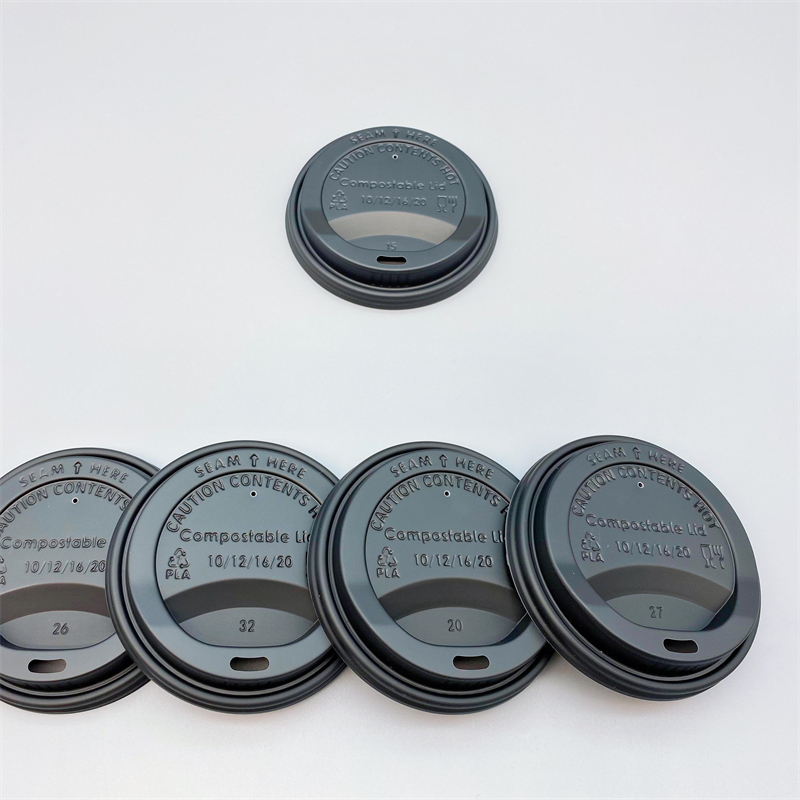 80mm CPLA coffee lid, compostable for 225ml/8oz takeaway cups.CPLA 7