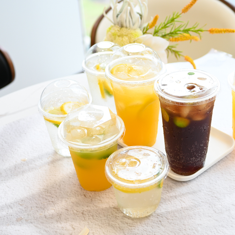 Clear Cold Drink Cups for Milk Tea
