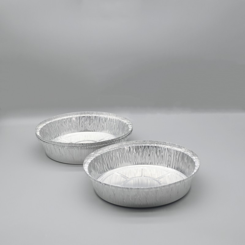 Ecofriendly diamond round aluminum foil pan