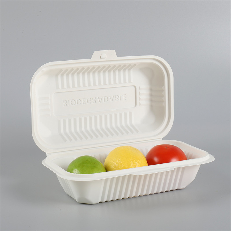 Cornstarch food packaging