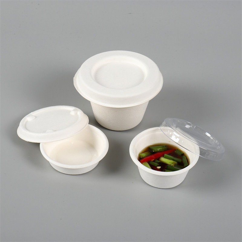 Sugarcane Portion Cup with Lid