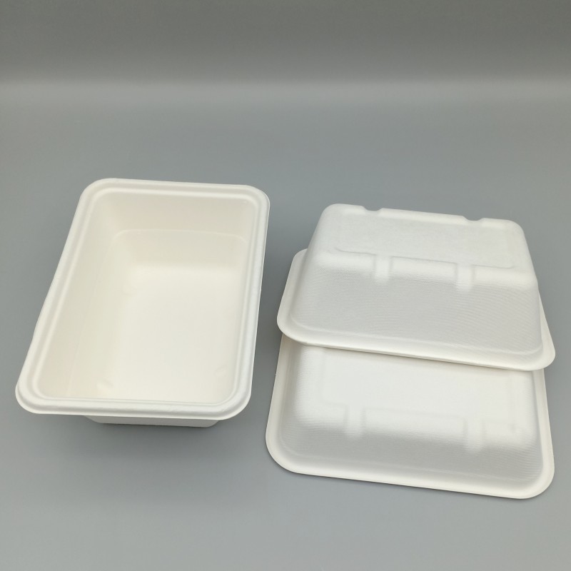 bagasse rectangle Paper Trays