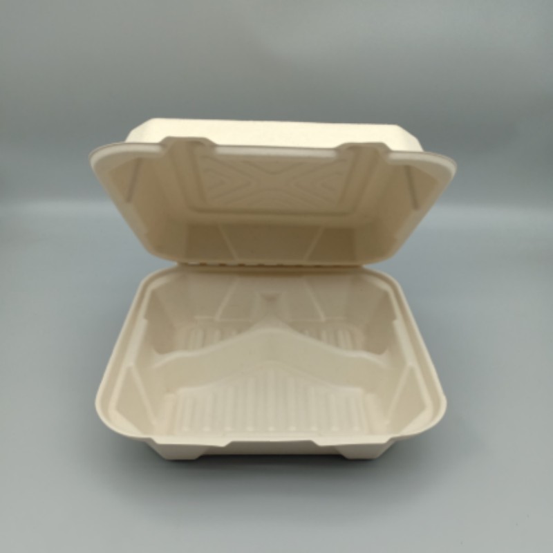 3compartment Clamshell Food container