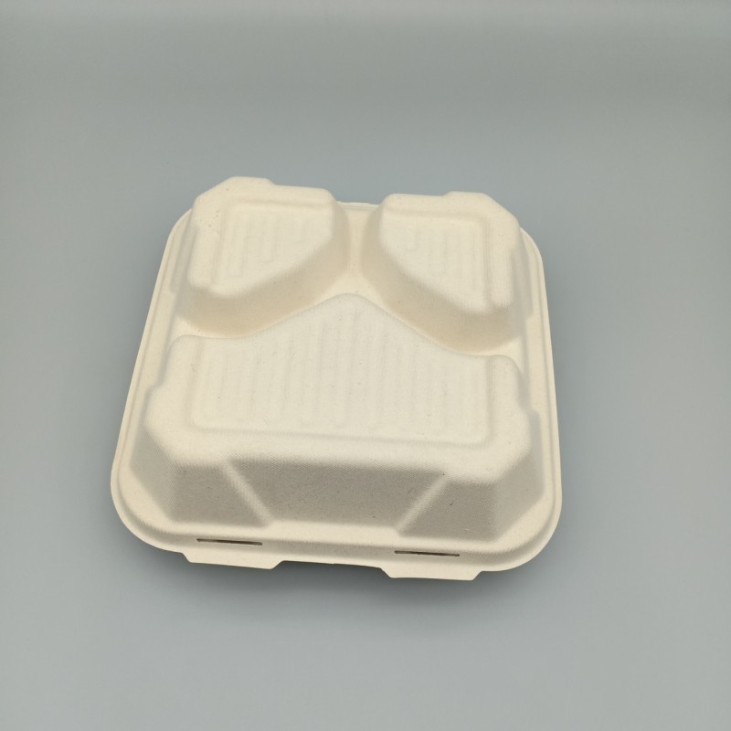 3compartment Clamshell Food container