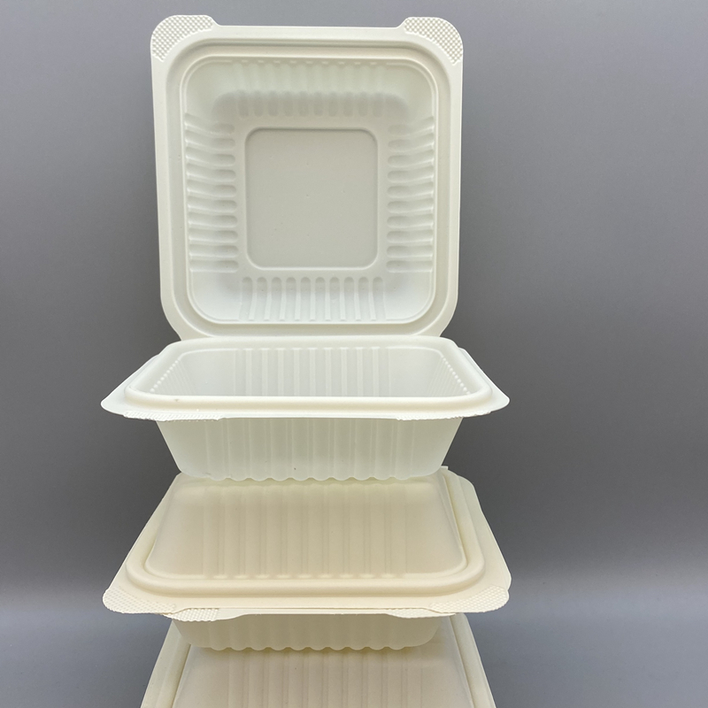 cornstarch 6 inch Burger Boxes Clamshell