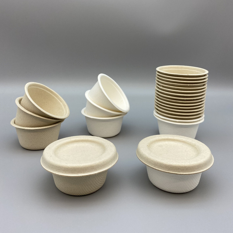 Eco-Friendly 2oz Small Sugar cane Portion Cup
