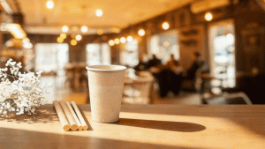 MVI'S PAPER STRAW IN COFFEE SHOP