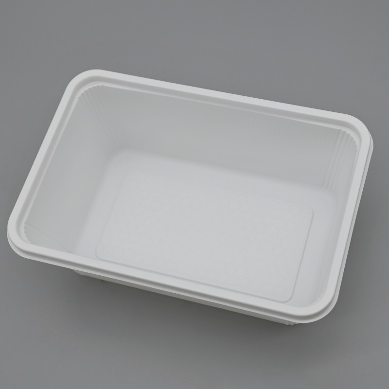 PLA 1000ml salad Square Container (4)