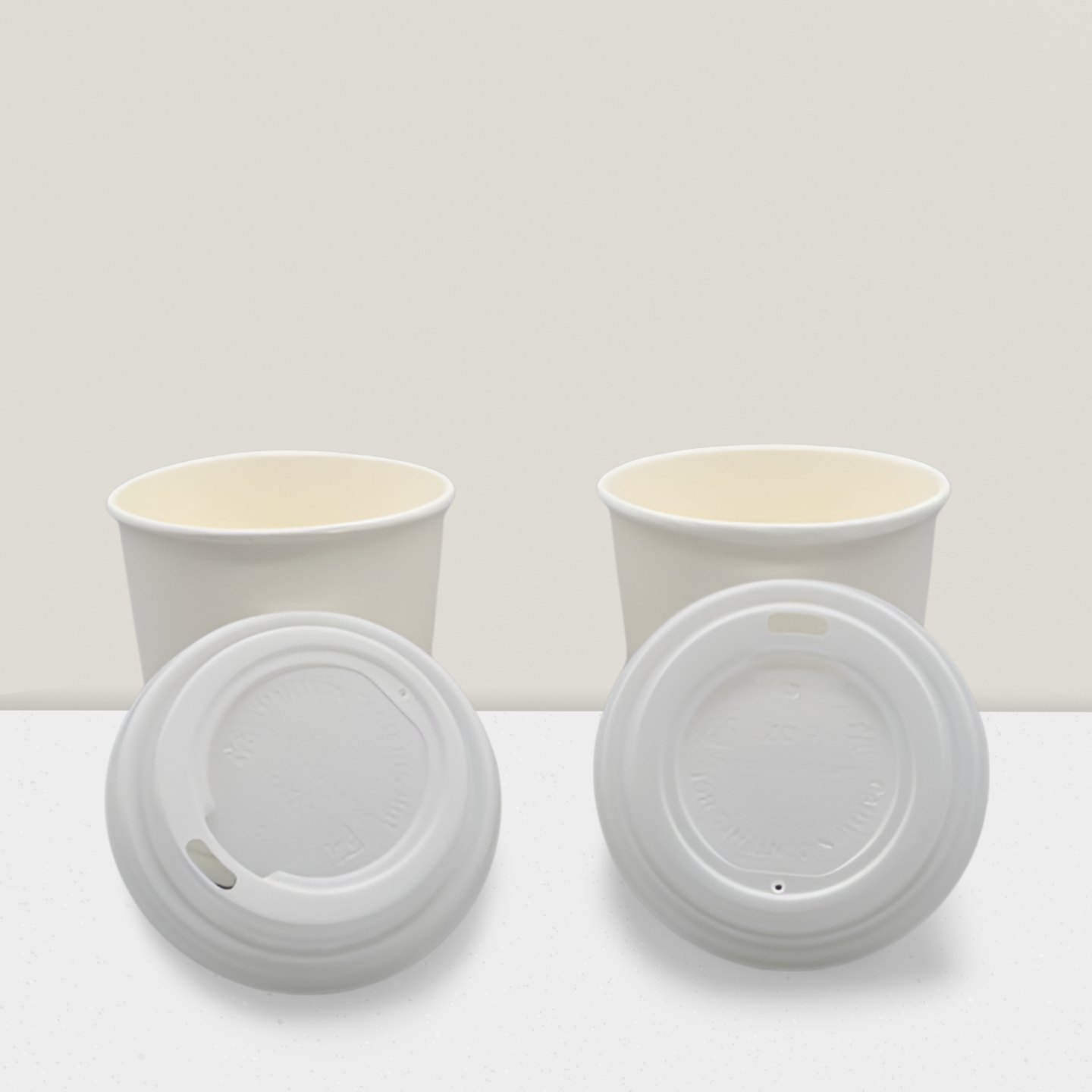 Compostable 60mm PLA Lid for Cold Drink Cups