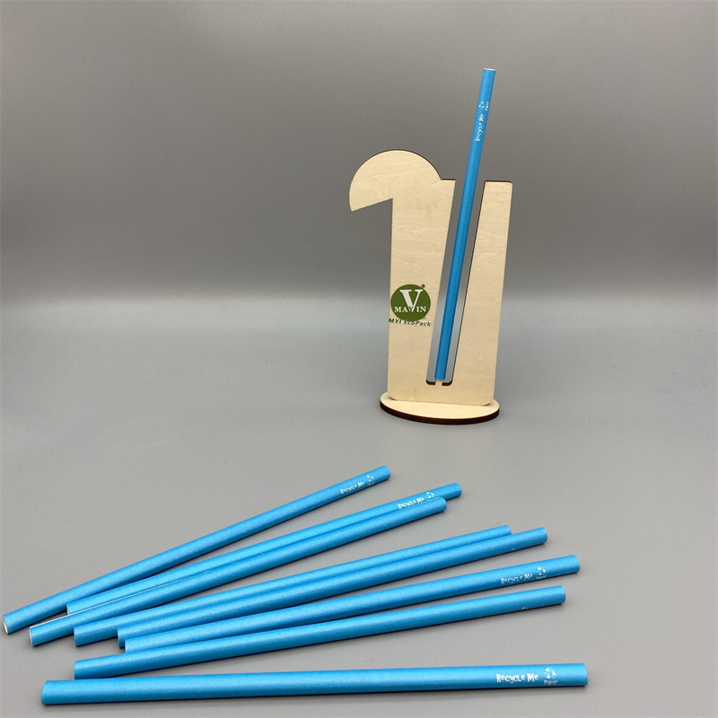 Customized Plastic Free Disposable Paper Straw