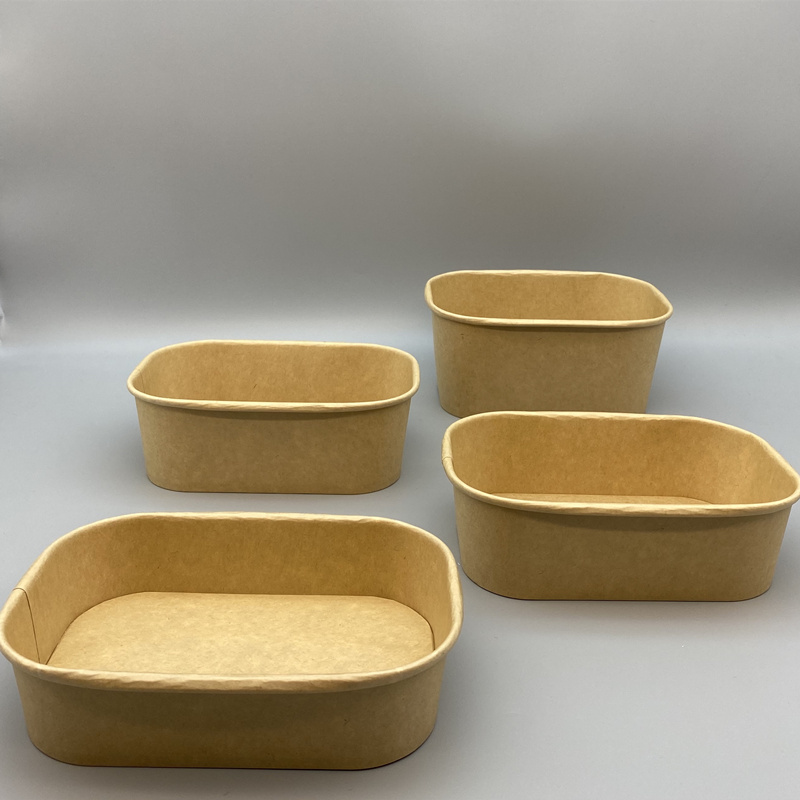Rectangle Kraft Paper Bowl