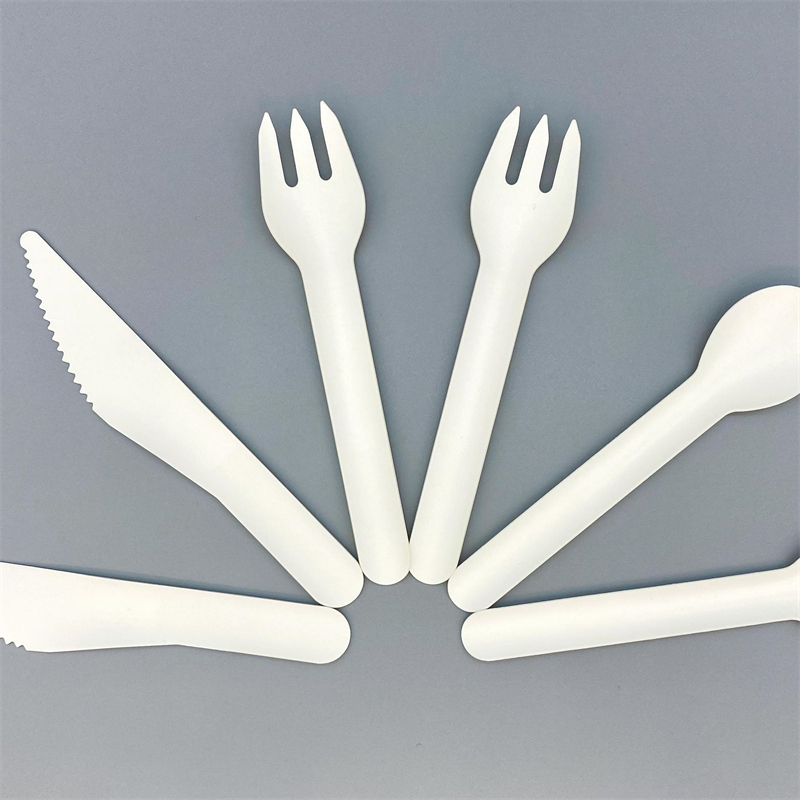 Water-Based Coating Paper Cutlery Set | MVI ECOPACK