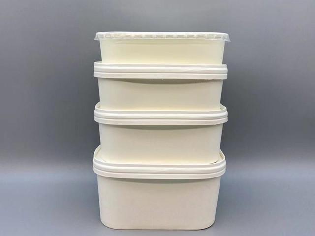 White cardboard container 6