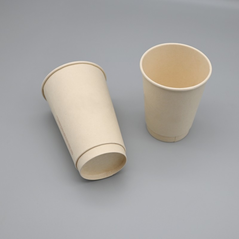 Disposable Recyclable Biodegradable 16oz Bamboo Fiber Coffee Cup