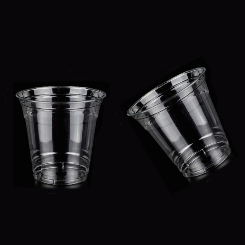 98mm PET cups, clear and leak-proof, for bubble tea and juice bars