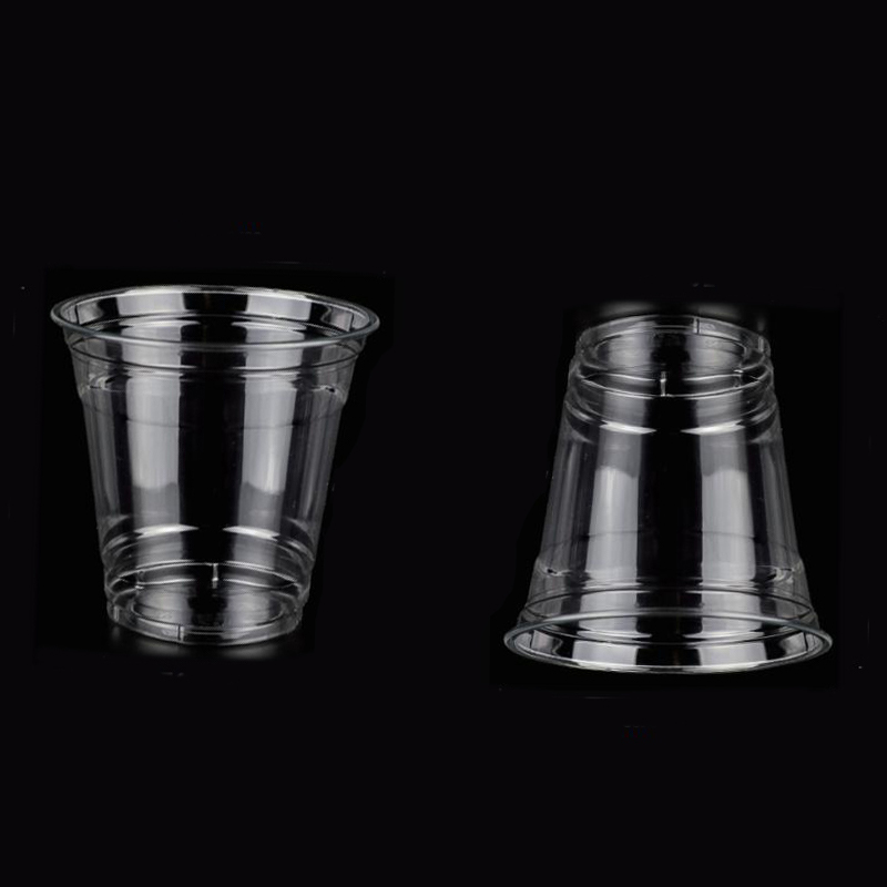 98mm PET cups, clear and leak-proof, for bubble tea and juice bars