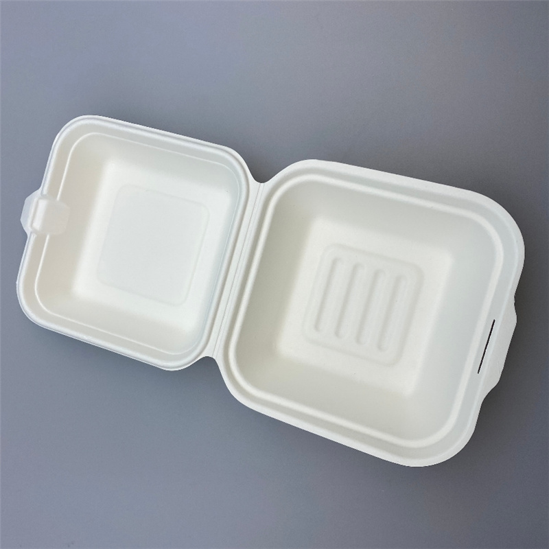 Paper Pulp Lunch Box for Tiramisu， Desserts and hamburger