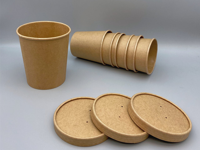 kraft paper round bowl 1