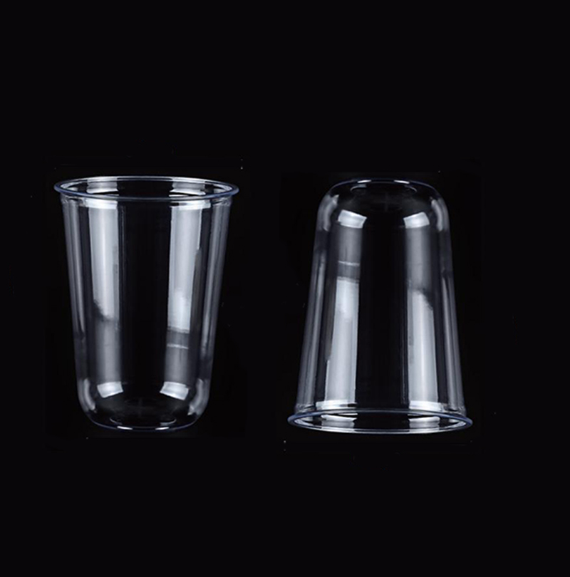 Durable PET cups, leak-resistant design, ideal for takeaway cold drinks and convenience stores
