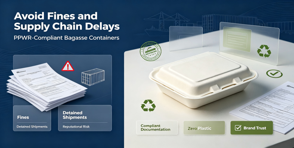 sugarcane bagasse containers