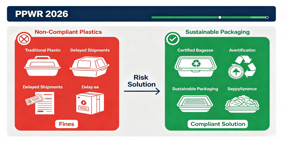 sugarcane bagasse containers