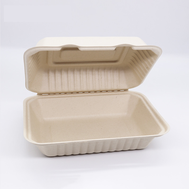 Take Out Container Bagasse Clamshell